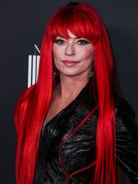 Kanadalı şarkıcı, söz yazarı ve aktris Shania Twain, 5 Şubat 2023 tarihinde Los Angeles, Kaliforniya, ABD 'de Milk Stüdyoları' nda düzenlenen Universal Music Group 2023 65.. 