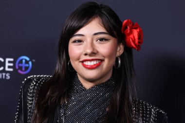 American actress Xochitl Gomez arrives at the Universal Music Group 2023 65th GRAMMY Awards After Party held at Milk Studios Los Angeles on February 5, 2023 in Los Angeles, California, United States. 