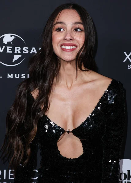 Amerikaanse Singer Songwriter Actrice Olivia Rodrigo Arriveert Universal Music Group — Stockfoto