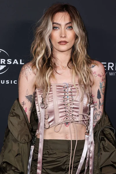 American model, actress and singer Paris Jackson arrives at the Universal Music Group 2023 65th GRAMMY Awards After Party held at Milk Studios Los Angeles on February 5, 2023 in Los Angeles, California, United States. 
