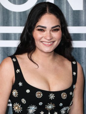 American actress and singer Brittany O'Grady arrives at the Los Angeles Premiere Of Amazon Prime Video's 'The Consultant' Season 1 held at The Culver Theater on February 13, 2023 in Culver City, Los Angeles, California, United States. 