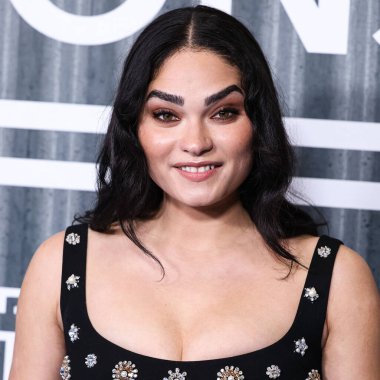 American actress and singer Brittany O'Grady arrives at the Los Angeles Premiere Of Amazon Prime Video's 'The Consultant' Season 1 held at The Culver Theater on February 13, 2023 in Culver City, Los Angeles, California, United States. 