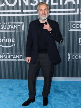 Austrian-German actor Christoph Waltz arrives at the Los Angeles Premiere Of Amazon Prime Video's 'The Consultant' Season 1 held at The Culver Theater on February 13, 2023 in Culver City, Los Angeles, California, United States. 