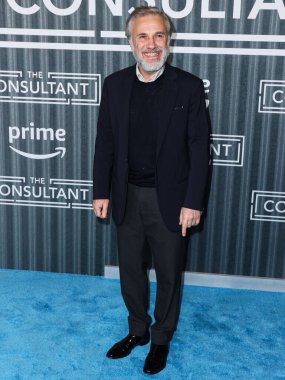 Austrian-German actor Christoph Waltz arrives at the Los Angeles Premiere Of Amazon Prime Video's 'The Consultant' Season 1 held at The Culver Theater on February 13, 2023 in Culver City, Los Angeles, California, United States. 