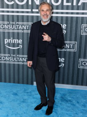 Austrian-German actor Christoph Waltz arrives at the Los Angeles Premiere Of Amazon Prime Video's 'The Consultant' Season 1 held at The Culver Theater on February 13, 2023 in Culver City, Los Angeles, California, United States. 