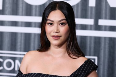 Canadian actress Dianne Doan arrives at the Los Angeles Premiere Of Amazon Prime Video's 'The Consultant' Season 1 held at The Culver Theater on February 13, 2023 in Culver City, Los Angeles, California, United States. 