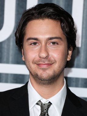 American actor and musician Nat Wolff arrives at the Los Angeles Premiere Of Amazon Prime Video's 'The Consultant' Season 1 held at The Culver Theater on February 13, 2023 in Culver City, Los Angeles, California, United States. 