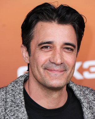 Gilles Marini arrives at the Los Angeles Premiere Of Netflix's 'Outer Banks' Season 3 held at the Regency Village Theatre on February 16, 2023 in Westwood, Los Angeles, California, United States. 