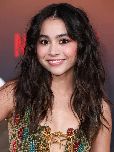 stock image American actress Ciara Riley Wilson arrives at the Los Angeles Premiere Of Netflix's 'Outer Banks' Season 3 held at the Regency Village Theatre on February 16, 2023 in Westwood, Los Angeles, California, United States. 