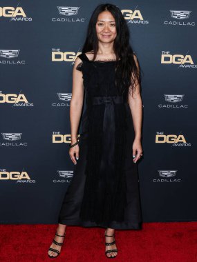 Chinese filmmaker Chlo Zhao (Chloe Zhao) arrives at the 75th Annual Directors Guild Of America (DGA) Awards held at The Beverly Hilton Hotel on February 18, 2023 in Beverly Hills, Los Angeles, California, United States. 