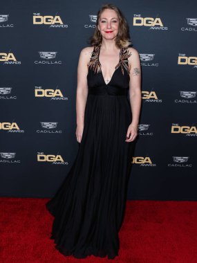 Emily V. Gordon arrives at the 75th Annual Directors Guild Of America (DGA) Awards held at The Beverly Hilton Hotel on February 18, 2023 in Beverly Hills, Los Angeles, California, United States. 