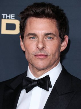 American actor James Marsden wearing Bruno Magli shoes arrives at the 75th Annual Directors Guild Of America (DGA) Awards held at The Beverly Hilton Hotel on February 18, 2023 in Beverly Hills, Los Angeles, California, United States. 