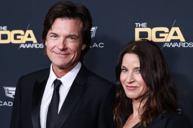 Jason Bateman and wife Amanda Anka arrive at the 75th Annual Directors Guild Of America (DGA) Awards held at The Beverly Hilton Hotel on February 18, 2023 in Beverly Hills, Los Angeles, California, United States. 
