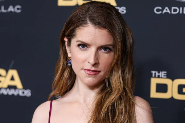 stock image American actress Anna Kendrick arrives at the 75th Annual Directors Guild Of America (DGA) Awards held at The Beverly Hilton Hotel on February 18, 2023 in Beverly Hills, Los Angeles, California, United States.