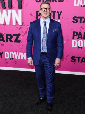 Rob Thomas arrives at the Los Angeles Premiere Of STARZ's 'Party Down' Season 3 held at the Regency Bruin Theatre on February 22, 2023 in Westwood, Los Angeles, California, United States.