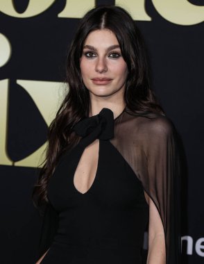 Argentine-American model and actress Camila Morrone arrives at the Los Angeles Premiere Of Amazon Prime Video's 'Daisy Jones & The Six' Season 1 held at the TCL Chinese Theatre IMAX on February 23, 2023 in Hollywood, Los Angeles, California