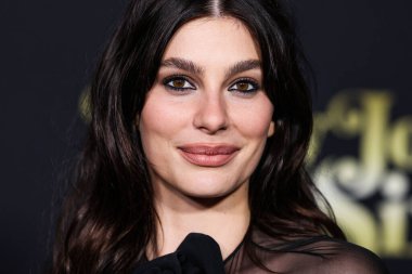 Argentine-American model and actress Camila Morrone arrives at the Los Angeles Premiere Of Amazon Prime Video's 'Daisy Jones & The Six' Season 1 held at the TCL Chinese Theatre IMAX on February 23, 2023 in Hollywood, Los Angeles, California