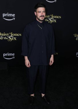 Marcus Mumford of folk band Mumford & Sons arrives at the Los Angeles Premiere Of Amazon Prime Video's 'Daisy Jones & The Six' Season 1 held at the TCL Chinese Theatre IMAX on February 23, 2023  in Hollywood, Los Angeles