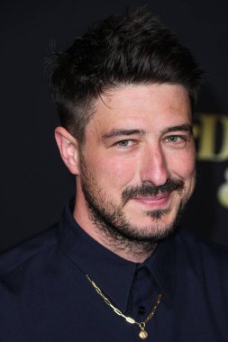 Marcus Mumford of folk band Mumford & Sons arrives at the Los Angeles Premiere Of Amazon Prime Video's 'Daisy Jones & The Six' Season 1 held at the TCL Chinese Theatre IMAX on February 23, 2023  in Hollywood, Los Angeles