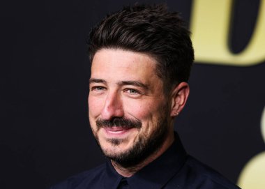 Marcus Mumford of folk band Mumford & Sons arrives at the Los Angeles Premiere Of Amazon Prime Video's 'Daisy Jones & The Six' Season 1 held at the TCL Chinese Theatre IMAX on February 23, 2023  in Hollywood, Los Angeles