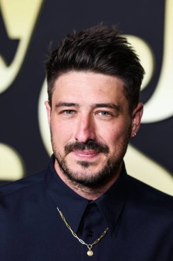 Marcus Mumford of folk band Mumford & Sons arrives at the Los Angeles Premiere Of Amazon Prime Video's 'Daisy Jones & The Six' Season 1 held at the TCL Chinese Theatre IMAX on February 23, 2023  in Hollywood, Los Angeles