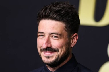 Marcus Mumford of folk band Mumford & Sons arrives at the Los Angeles Premiere Of Amazon Prime Video's 'Daisy Jones & The Six' Season 1 held at the TCL Chinese Theatre IMAX on February 23, 2023  in Hollywood, Los Angeles