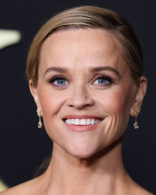 American actress Reese Witherspoon wearing a Schiaparelli dress and Reza jewelry arrives at the Los Angeles Premiere Of Amazon Prime Video's 'Daisy Jones & The Six' Season 1 held at the TCL Chinese Theatre IMAX on February 23, 2023 in Hollywood