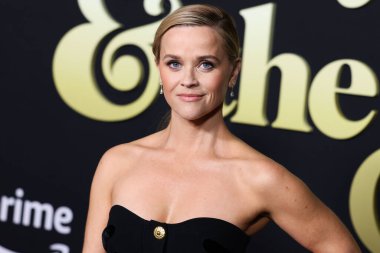 American actress Reese Witherspoon wearing a Schiaparelli dress and Reza jewelry arrives at the Los Angeles Premiere Of Amazon Prime Video's 'Daisy Jones & The Six' Season 1 held at the TCL Chinese Theatre IMAX on February 23, 2023 in Hollywood