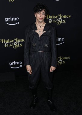 Sebastian Chacon arrives at the Los Angeles Premiere Of Amazon Prime Video's 'Daisy Jones & The Six' Season 1 held at the TCL Chinese Theatre IMAX on February 23, 2023 in Hollywood, Los Angeles, California, United States. 