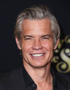 American actor Timothy Olyphant arrives at the Los Angeles Premiere Of Amazon Prime Video's 'Daisy Jones & The Six' Season 1 held at the TCL Chinese Theatre IMAX on February 23, 2023 in Hollywood, Los Angeles, California, United States. 