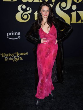 Lily Donoghue arrives at the Premiere Of Amazon Prime Video's 'Daisy Jones & The Six' Season 1 held at the TCL Chinese Theatre IMAX on February 23, 2023 in Hollywood, Los Angeles, California, United States. 