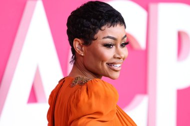 American model and socialite Blac Chyna arrives at the 54th Annual NAACP Image Awards held at the Pasadena Civic Auditorium on February 25, 2023 in Pasadena, Los Angeles, California, United States.