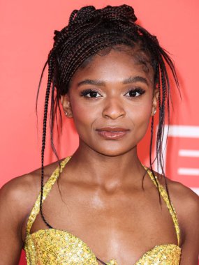 Dominique Thorne arrives at the 54th Annual NAACP Image Awards held at the Pasadena Civic Auditorium on February 25, 2023 in Pasadena, Los Angeles, California, United States.