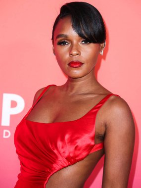 American singer, rapper and actress Janelle Monae (Janelle Mone) wearing custom Cong Tri arrives at the 54th Annual NAACP Image Awards held at the Pasadena Civic Auditorium on February 25, 2023 in Pasadena, Los Angeles, California, United States.