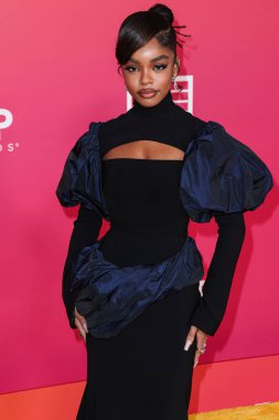 Marsai Martin arrives at the 54th Annual NAACP Image Awards held at the Pasadena Civic Auditorium on February 25, 2023 in Pasadena, Los Angeles, California, United States.