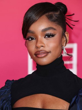 Marsai Martin arrives at the 54th Annual NAACP Image Awards held at the Pasadena Civic Auditorium on February 25, 2023 in Pasadena, Los Angeles, California, United States.