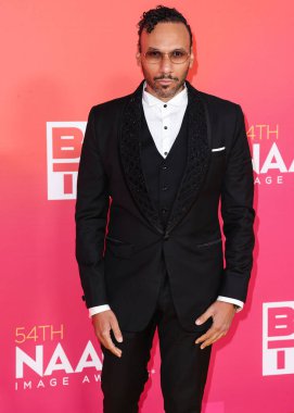 Yassine Azzouz arrives at the 54th Annual NAACP Image Awards held at the Pasadena Civic Auditorium on February 25, 2023 in Pasadena, Los Angeles, California, United States. 