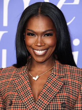 Amber Grimes arrives at the 2023 Billboard Women In Music held at the YouTube Theater on March 1, 2023 in Inglewood, Los Angeles, California, United States.