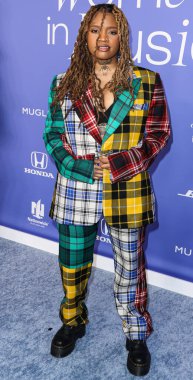 Ambr (Ambre) arrives at the 2023 Billboard Women In Music held at the YouTube Theater on March 1, 2023 in Inglewood, Los Angeles, California, United States. 