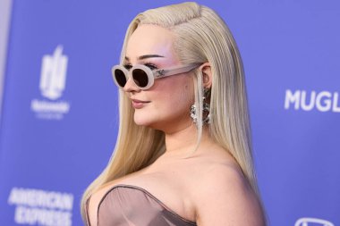 Kim Petras arrives at the 2023 Billboard Women In Music held at the YouTube Theater on March 1, 2023 in Inglewood, Los Angeles, California, United States.