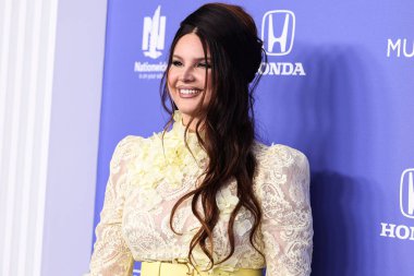 Lana Del Rey wearing a Zimmermann dress arrives at the 2023 Billboard Women In Music held at the YouTube Theater on March 1, 2023 in Inglewood, Los Angeles, California, United States. clipart