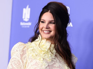 Lana Del Rey wearing a Zimmermann dress arrives at the 2023 Billboard Women In Music held at the YouTube Theater on March 1, 2023 in Inglewood, Los Angeles, California, United States.