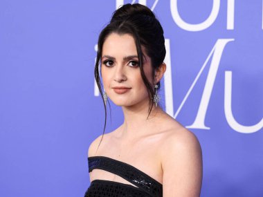 Laura Marrano wearing a Byblos look arrives at the 2023 Billboard Women In Music held at the YouTube Theater on March 1, 2023 in Inglewood, Los Angeles, California, United States. 