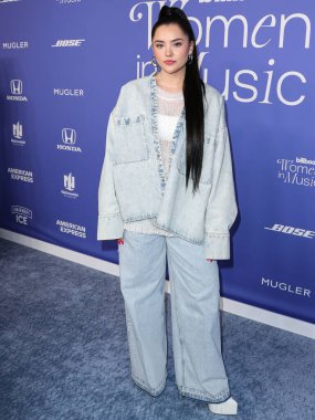 Lauren Spencer-Smith arrives at the 2023 Billboard Women In Music held at the YouTube Theater on March 1, 2023 in Inglewood, Los Angeles, California, United States.