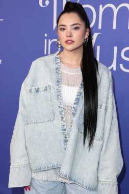 Lauren Spencer-Smith arrives at the 2023 Billboard Women In Music held at the YouTube Theater on March 1, 2023 in Inglewood, Los Angeles, California, United States.