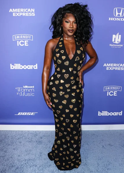 stock image Doechii arrives at the 2023 Billboard Women In Music held at the YouTube Theater on March 1, 2023 in Inglewood, Los Angeles, California, United States. 