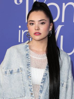 Lauren Spencer-Smith arrives at the 2023 Billboard Women In Music held at the YouTube Theater on March 1, 2023 in Inglewood, Los Angeles, California, United States.