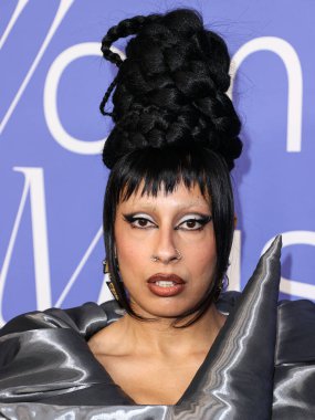 Laya arrives at the 2023 Billboard Women In Music held at the YouTube Theater on March 1, 2023 in Inglewood, Los Angeles, California, United States. 