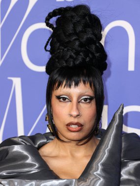 Laya arrives at the 2023 Billboard Women In Music held at the YouTube Theater on March 1, 2023 in Inglewood, Los Angeles, California, United States. 