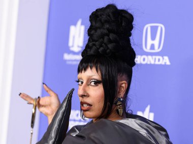 Laya arrives at the 2023 Billboard Women In Music held at the YouTube Theater on March 1, 2023 in Inglewood, Los Angeles, California, United States. 